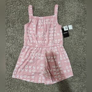 DKNY Girls Romper, Size 12 Large